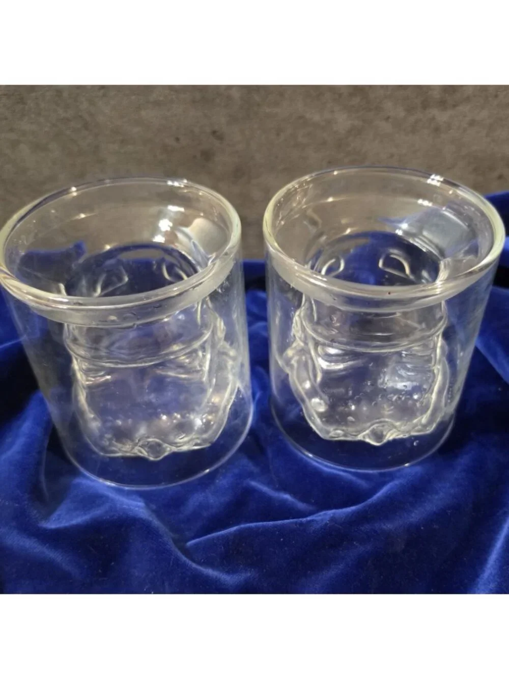 2 Star Wars Stormtrooper Helmet Double-Wall Whiskey Glasses 3D Inverted Design